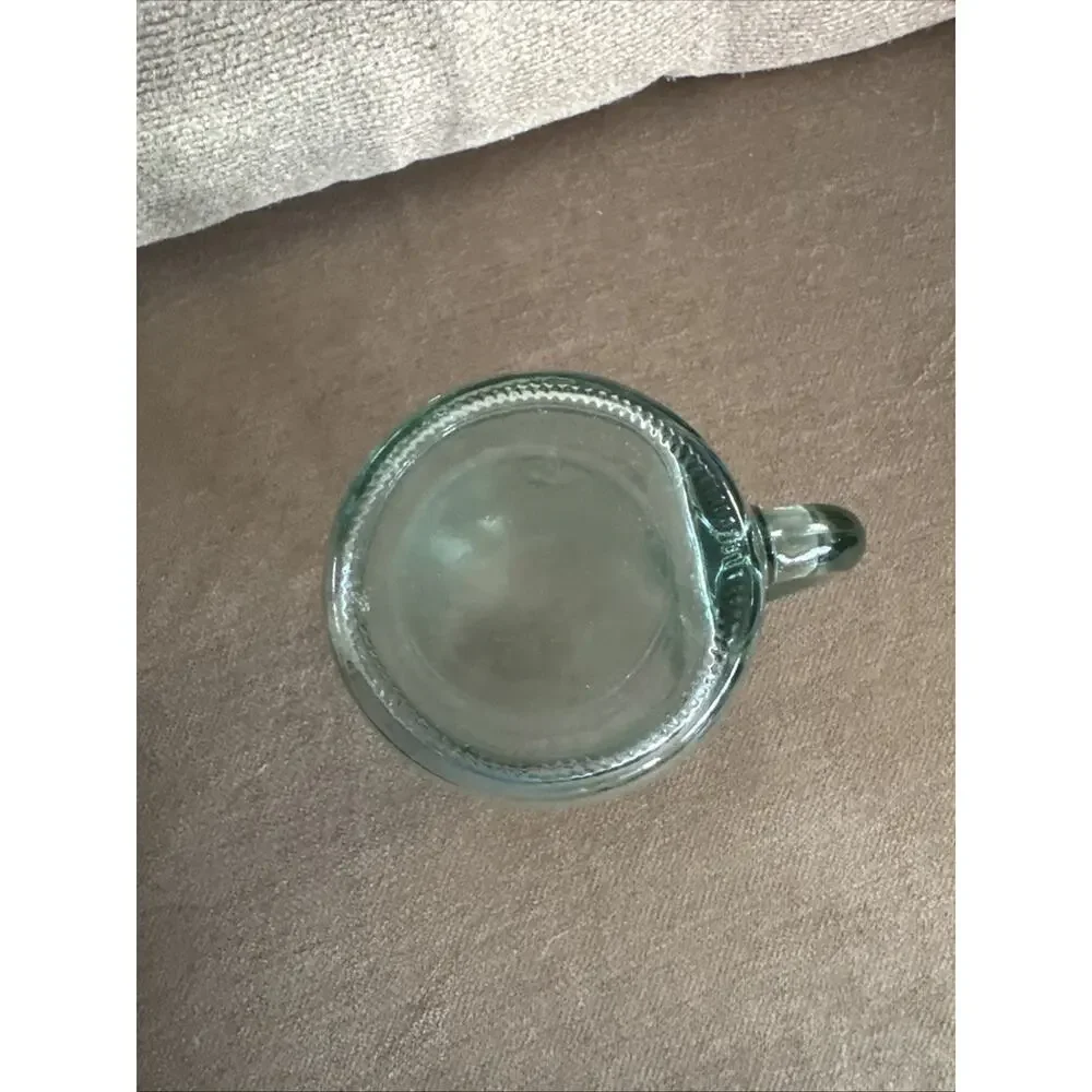 Vintage 20oz Coca Cola Green Glass Jar Mug